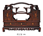 中国传统文房摆设博古架