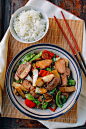 Roast Pork with Chinese Vegetables