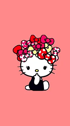 iPhone5 iPhone6 iPhone6 Plus wallpaper wechat 微信背景 壁纸 锁屏 待机 主题 桌面 可爱 Hello Kitty