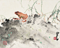 赵少昂（1905－1998）花果草虫四帧，设色纸本 镜框，30 x 37.5 cm ×4，题识：「少昂」；钤印：「赵」、「少昂」、「我之为我自有我在」。
