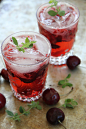 Cherry Gin Bramble