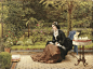 英国 George Dunlop Leslie 古典典雅油画
