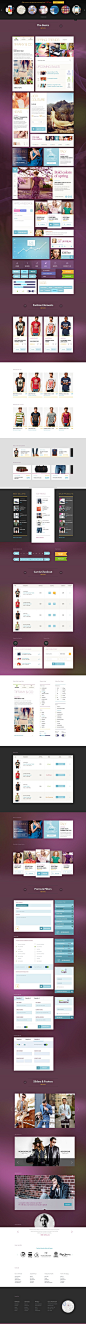 100 Fancy & Sexi Vector Elements for yout PROJECT! : An eCommerce UI kit for any designer or developer that works on a shopping website. The wide variety of elements specifically designed for this niche fit perfectly for a fashion shopping website esp