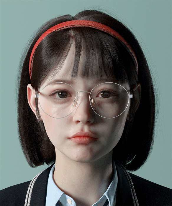 【新提醒】粉粉嫩嫩学生妹，韩国的3D角色...