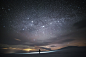 Wanderer : Cold vast emptiness but something so beautiful. Self-portrait series. Arctic Lapland wilderness, Finland. March 2015. 