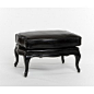 Estelle Ottoman in Black