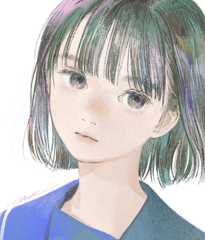 动漫头像/头像/女头像 插画师またよし可爱少女头像 花瓣关注原画人，推荐更多精选素材，绘画更有灵感