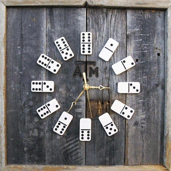 Dominoes clock | Rec...
