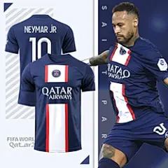 2022大巴黎圣日耳曼球衣定制足球服套装男儿童梅西30比赛训练队服