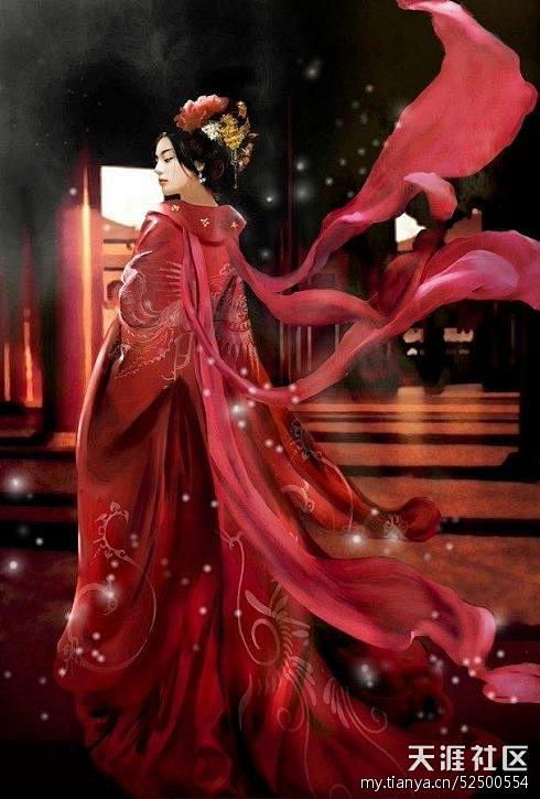 古代结婚就是红~~~红头绳红衣服红裤衩~~~电视剧中古代新娘美图乱入_娱乐八卦_天涯论坛