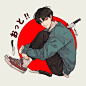 #佳作赏析# 插画师1o8k
ins：1o8k_ ​​​​