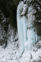 冬日九寨，冰瀑连连。 #风景#