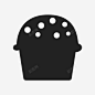 采购产品纸杯蛋糕糕点粉彩图标 icon 标识 标志 UI图标 设计图片 免费下载 页面网页 平面电商 创意素材
