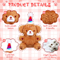 Amazon.com: HyDren 8 Pcs Mini Plush Bears Small Stuffed Bear 3.9 Inch Animal Cute Bear Soft Tiny Doll Toy for Baby Shower Birthday Graduation Wedding, White Brown Pink Purple : Toys & Games