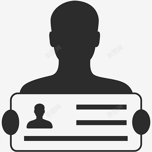 手持证件 图标 标识 标志 UI图标 设计图片 免费下载 页面网页 平面电商 创意素材-花瓣网
