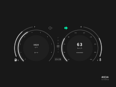 tianxiangping采集到Car UI