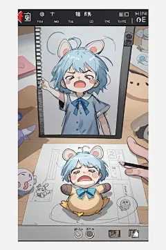数字艺术多格漫画卡通漫画漫画手绘-众图网