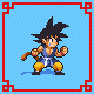 #ドット絵 孫悟空 (GT) - ナイト...