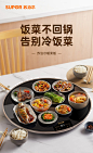 【苏泊尔BZ60A801】苏泊尔（SUPOR）暖菜板 家用热菜板快速升温 大面积旋转加热板 烘干发酵解冻饭菜保温板（圆形） BZ60A801【行情 报价 价格 评测】-京东