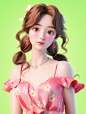 qiuling6689_Realistic_3d_cartoon_style_rendering_chinese_gril___973933ec-5e1c-4253-9993-9478f9434863