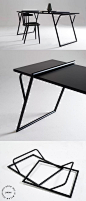 BEST OF MILAN DESIGN WEEK 2015 | Quadra by Luis Arrivillaga. ''Legs'' with an invisible design, universally suitable for supporting any type of table top. http://www.yatzer.com/best-of-milan-design-week-2015: 