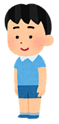 walk_boy_stand跑步的 走路的 站着的 散步的 男孩女孩卡通 插画 免扣 素材 手绘 png