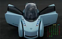 2010年11月汽车宽月历壁纸桌面壁纸3