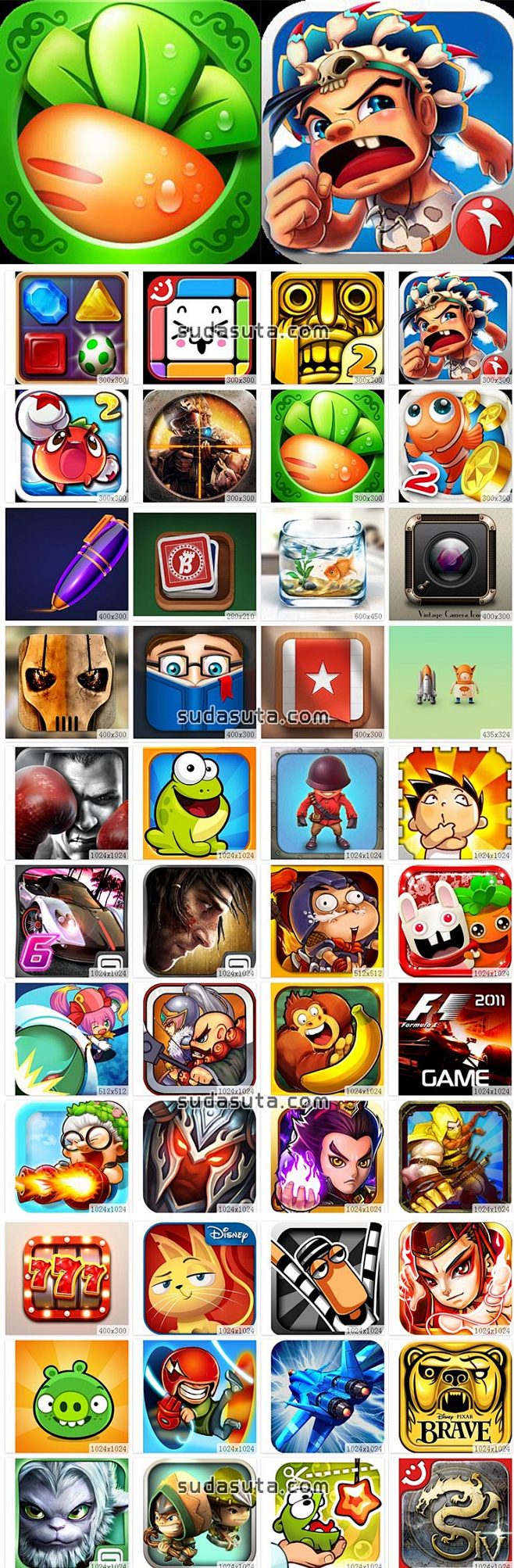 640张游戏icon图标 app标志 g...
