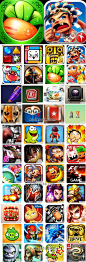 640张游戏icon图标 app标志 game 手机ui设计 手游图标 手机游戏-淘宝网