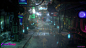 CyberRunner, Josh Van Zuylen : CyberRunner is a project inspired by the incredible works of Mike Pondsmith, Syd Mead and David Snyder.

I really wanted to capture the atmosphere of the BladeRunner and Cyberpunk universes. The addition of some slight dark 