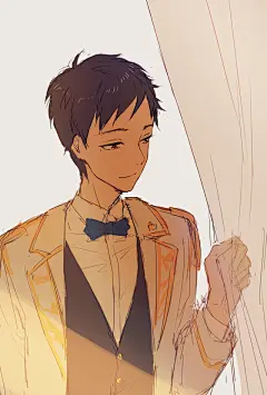 BL_出息宾_偶像梦幻祭圈插画_网易GACHA二次元社区 #小清新# #头像# #壁纸# #背景图# #治愈系#