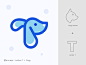 Dog + Letter T Animal logo by Artex on Dribbble