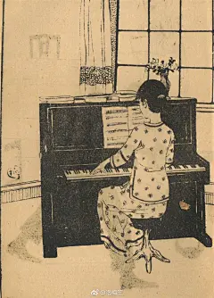 朱瘦菊《歇浦潮》初版里的插画，背景是1916年之后的10年代后期，非常写实的上世纪那个时间点的上海人物。 ​​​​