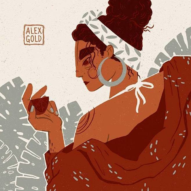 美国插画家 Alex Gold 作品. ...