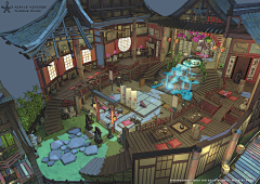 黑色绮想曲采集到室内场景设计