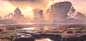 Exoplanet Matte Painting