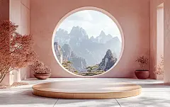 Midjourney日本禅宗风山景空镜海报-横V6 - 小红书