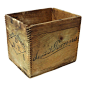 1900s Rustic Lea & Perrins Wood Shipping Box
