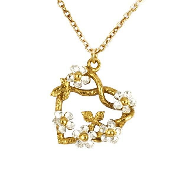 Posy Heart Necklace@...