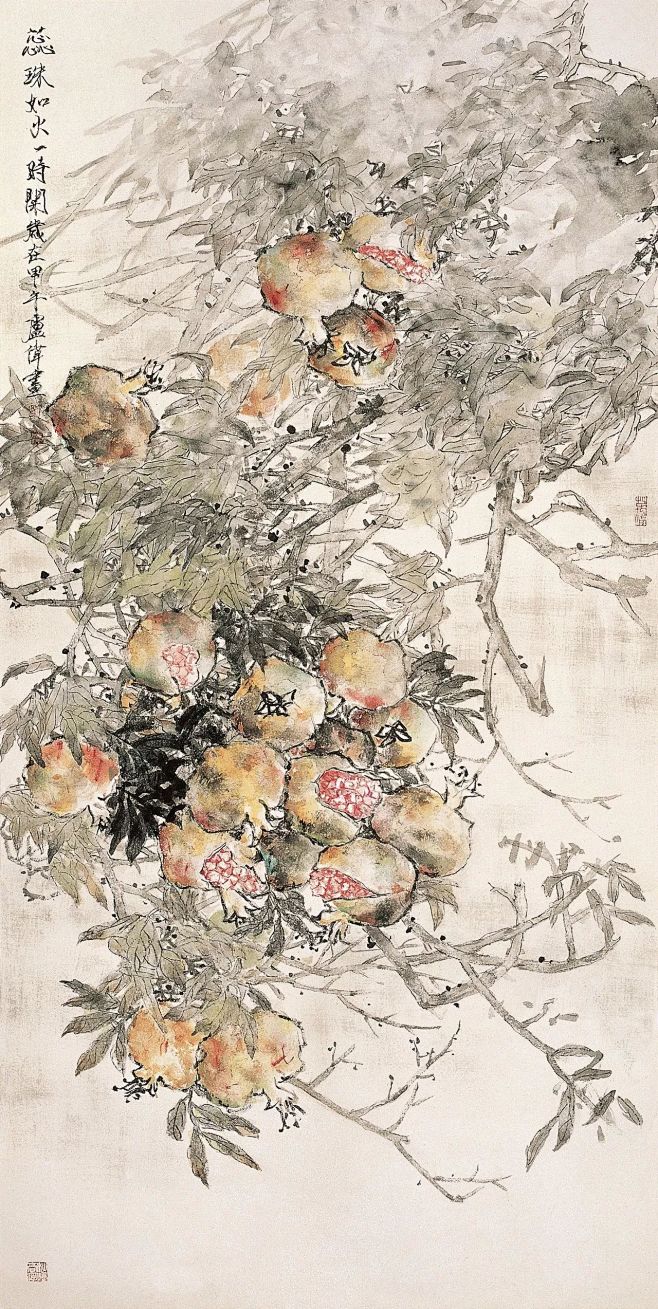 17:36:17【中国网络美术馆】推荐艺术家-卢伟国画花鸟雨晓1同采自360