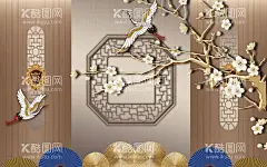 中式古典花鸟背景墙  - 源文件下载【酷图网】工笔花鸟,手绘花鸟,水墨梅花,鸟语花香,花鸟图,梅花背景墙,中式背景墙,国画花鸟,花鸟背景墙,新中式花鸟,电视背景墙,中国风,手绘工笔花鸟,花鸟壁纸,素雅花鸟背景,禅意花鸟,水墨山水,山水意境,中式花鸟,大理石石纹,大理石背景墙,简约时尚壁纸,客厅背景墙,古典背景墙,沙发背景墙,