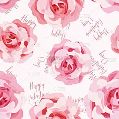 情人节,玫瑰,四方连续纹样,快乐,华丽的,请柬,贺卡,信函,浪漫,情人节卡