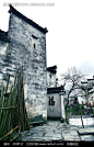 婺源徽派特色建筑大墙图片