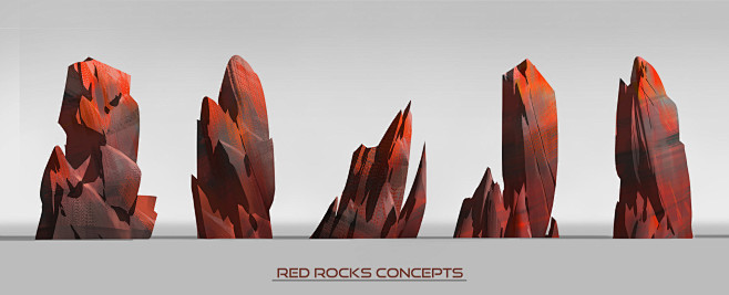 Snowy rocks concept,...