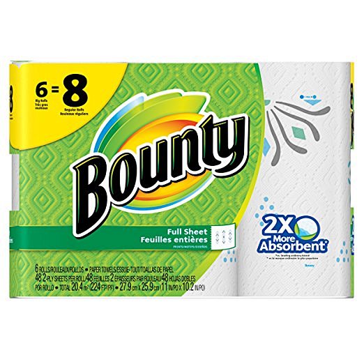 Bounty Paper Towels,...