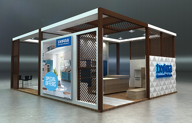 Ixina booth at ics 2...