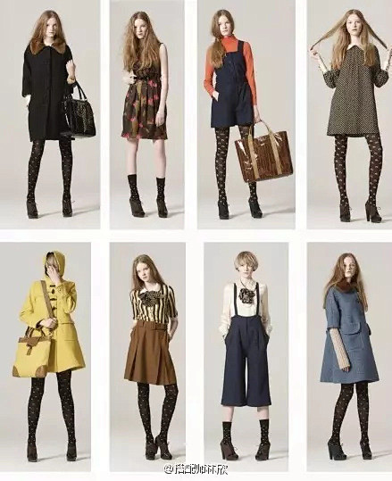 【绘画参考】97款女性服装搭配请收好（该...
