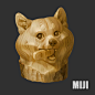 Material studies, miji lee : Shiba dog