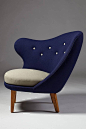 Arne Norell; 'Thumb' Chair, 1940s.