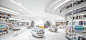 An All-White Bookstore in Xi’an, China That Lets the Books Add the Color : Zhongshu Bookstore is a bookstore in Xi’an, China designed by Wutopia Lab that feels quite magical with all-white surfaces, curvy walls, and plenty of space to roam around while sh